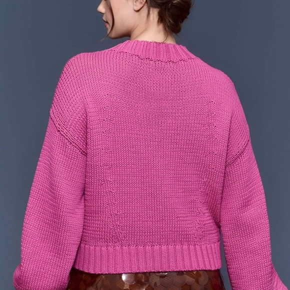 NWT! The Pippa Mock-Neck Sweater by Maeve: Icon Edition Anthropologie 💚 - Picture 3 of 8